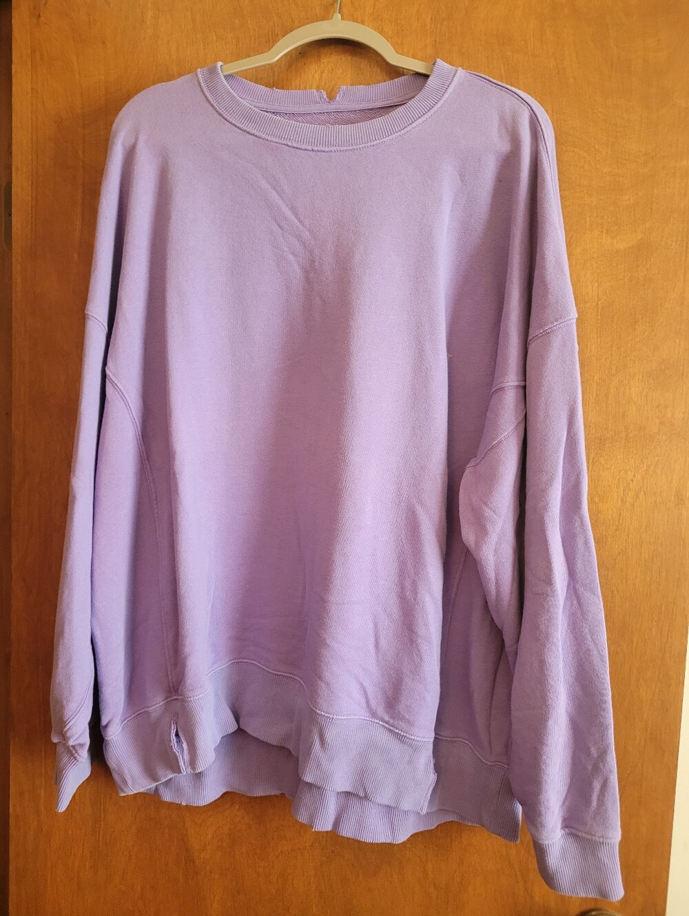 Aerie Lavender Crewneck Sweatshirt - Women's Relaxed Pullover